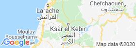 Ksar El Kebir map